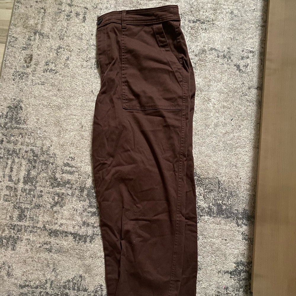 brown jeans
